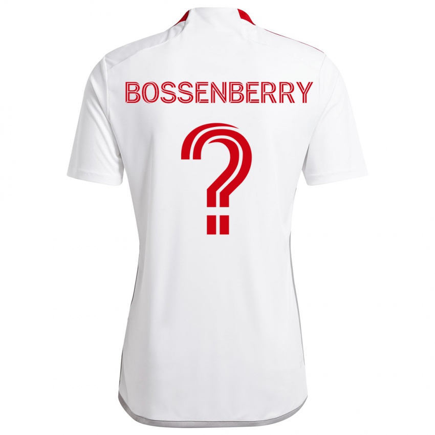 Kinder Antone Bossenberry #0 Weiß Rot Auswärtstrikot Trikot 2024/25 T-Shirt Schweiz