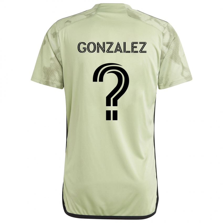 Kinder Mario González #0 Hellgrün Auswärtstrikot Trikot 2024/25 T-Shirt Schweiz