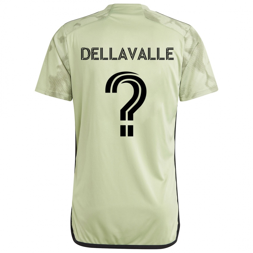 Kinder Lorenzo Dellavalle #0 Hellgrün Auswärtstrikot Trikot 2024/25 T-Shirt Schweiz