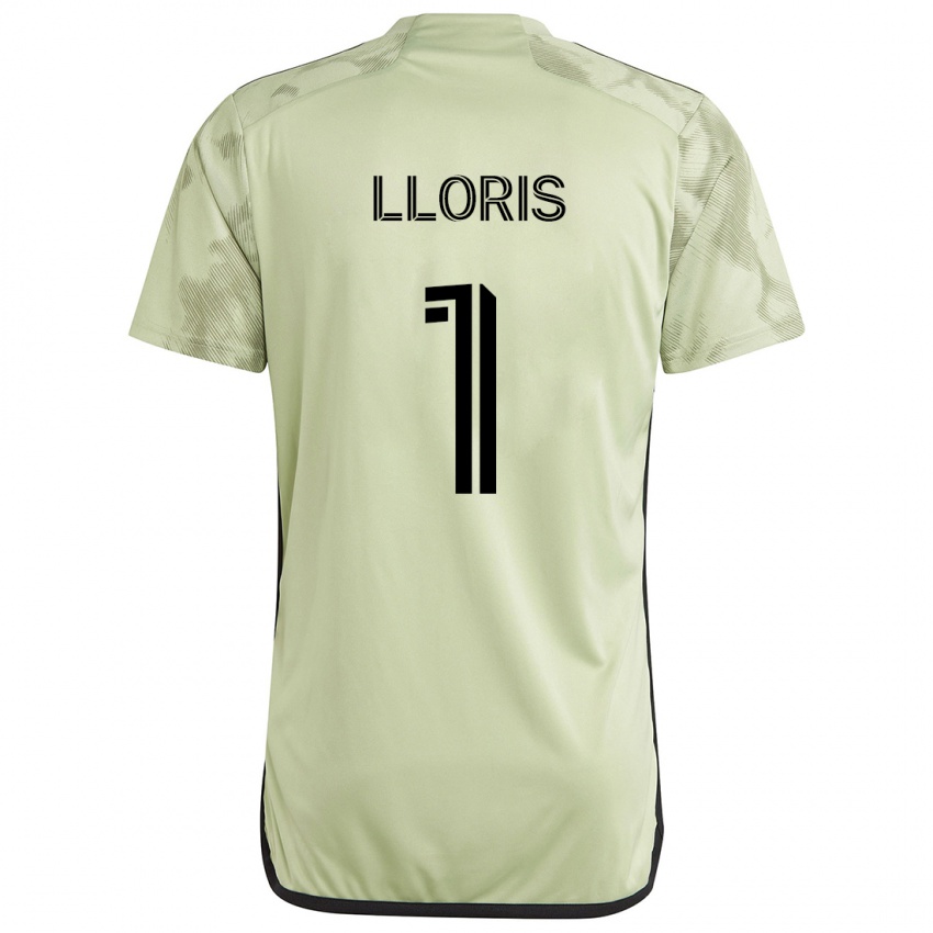 Kinder Hugo Lloris #1 Hellgrün Auswärtstrikot Trikot 2024/25 T-Shirt Schweiz