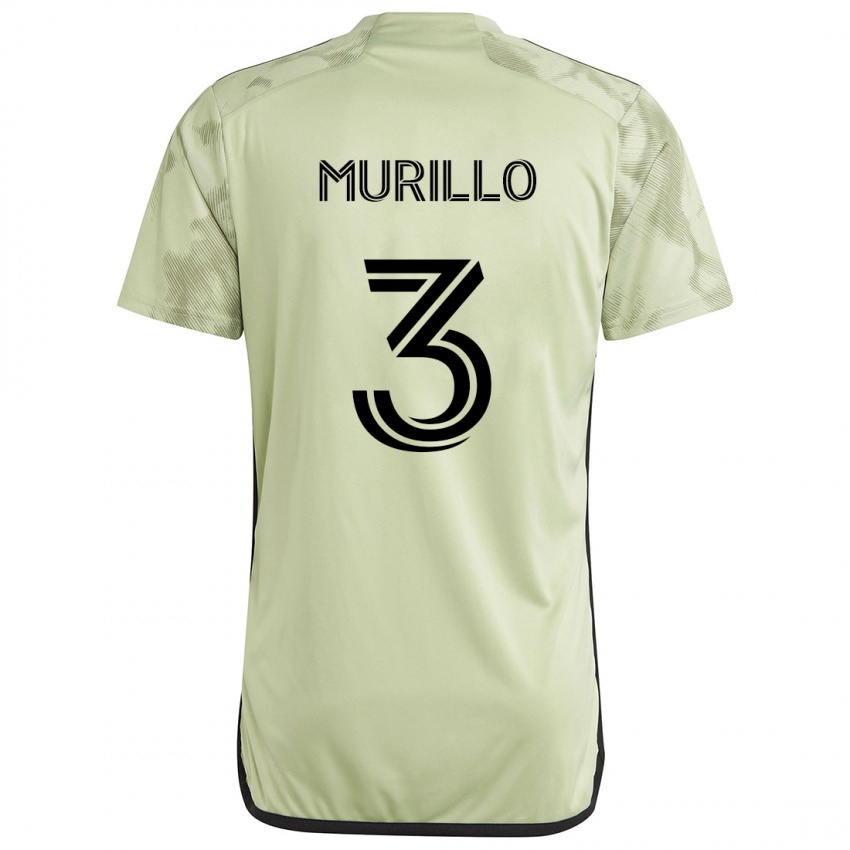 Kinder Jesús Murillo #3 Hellgrün Auswärtstrikot Trikot 2024/25 T-Shirt Schweiz