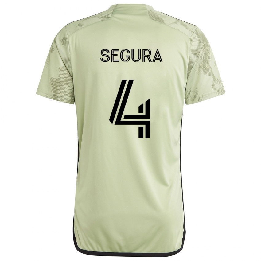 Kinder Eddie Segura #4 Hellgrün Auswärtstrikot Trikot 2024/25 T-Shirt Schweiz