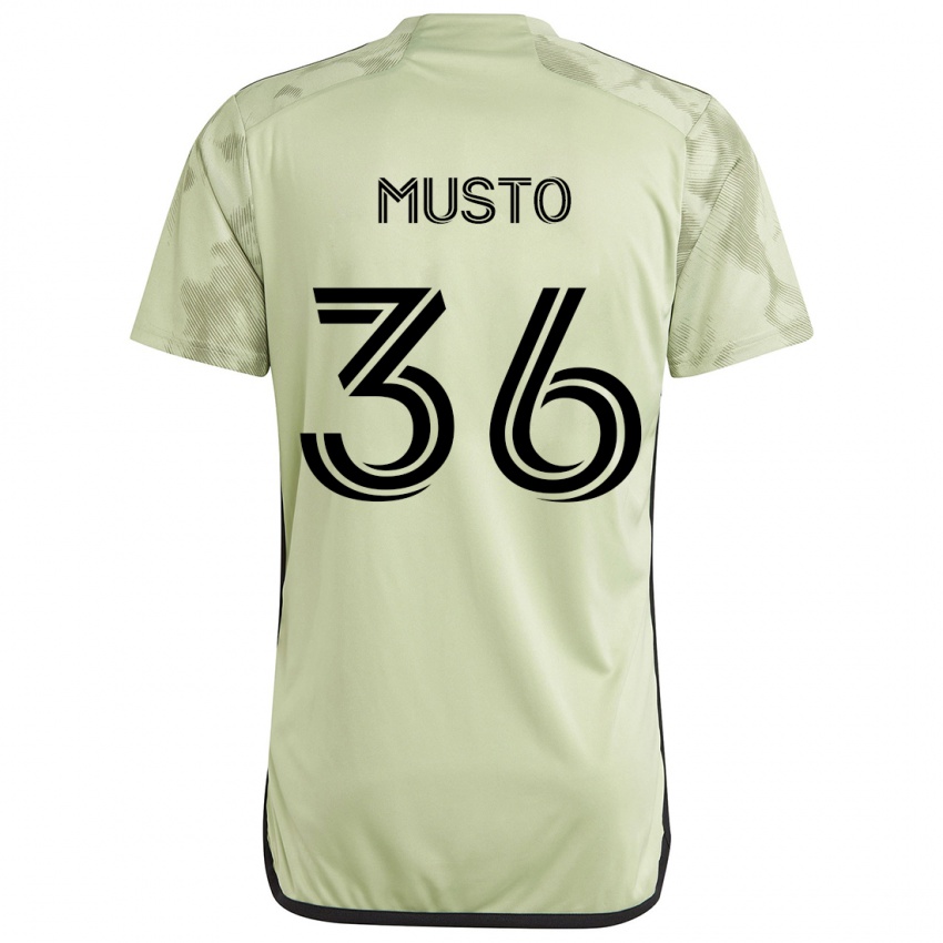 Kinder Tommy Musto #36 Hellgrün Auswärtstrikot Trikot 2024/25 T-Shirt Schweiz