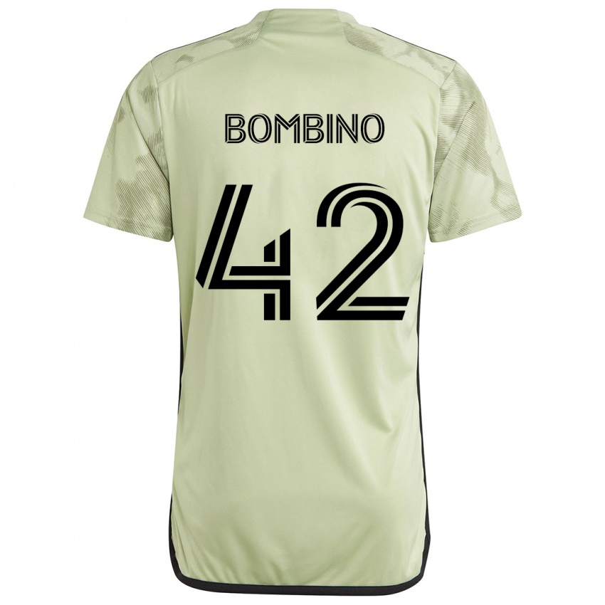 Kinder Luca Bombino #42 Hellgrün Auswärtstrikot Trikot 2024/25 T-Shirt Schweiz