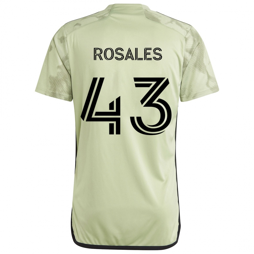 Kinder Diego Rosales #43 Hellgrün Auswärtstrikot Trikot 2024/25 T-Shirt Schweiz