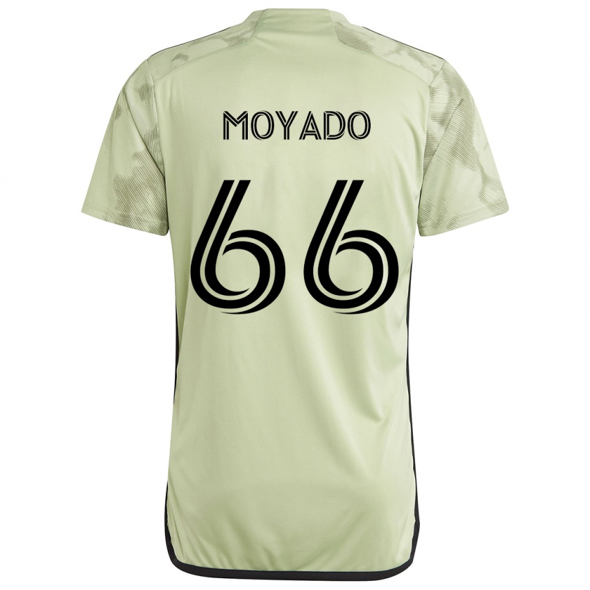 Kinder Bryan Moyado #66 Hellgrün Auswärtstrikot Trikot 2024/25 T-Shirt Schweiz