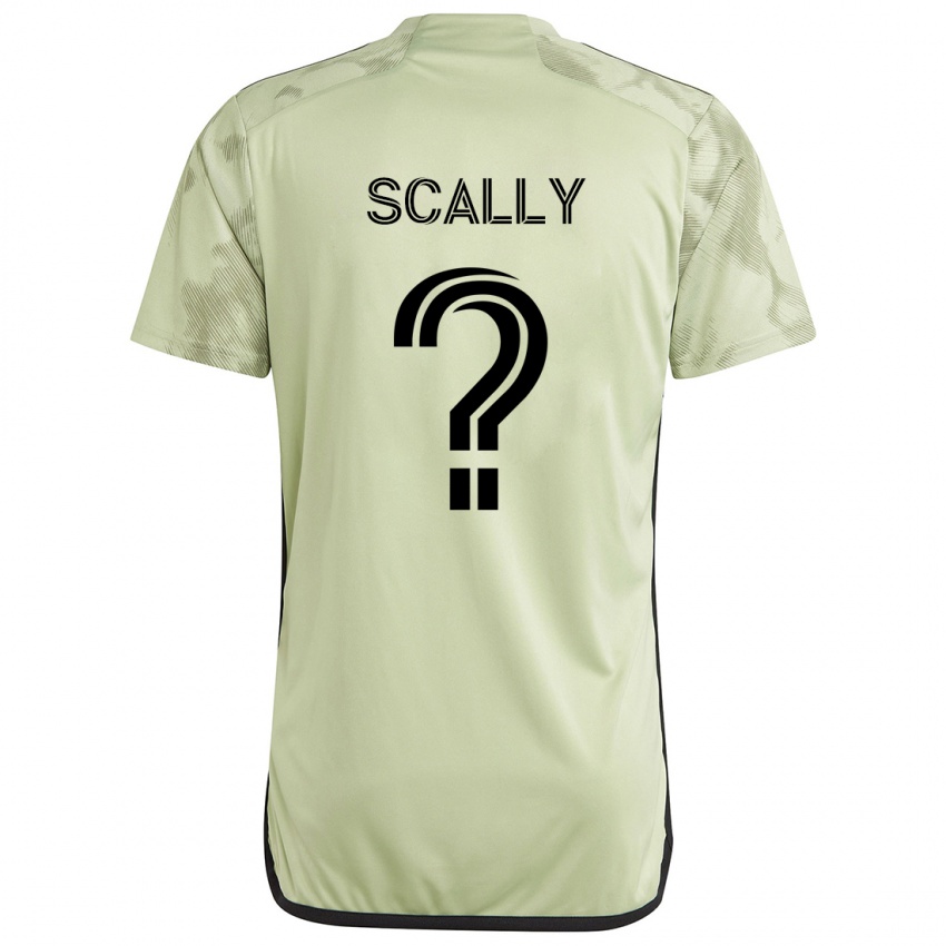 Kinder Ethan Scally #0 Hellgrün Auswärtstrikot Trikot 2024/25 T-Shirt Schweiz