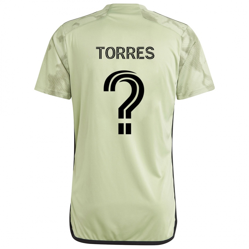 Kinder Lisandro Torres #0 Hellgrün Auswärtstrikot Trikot 2024/25 T-Shirt Schweiz