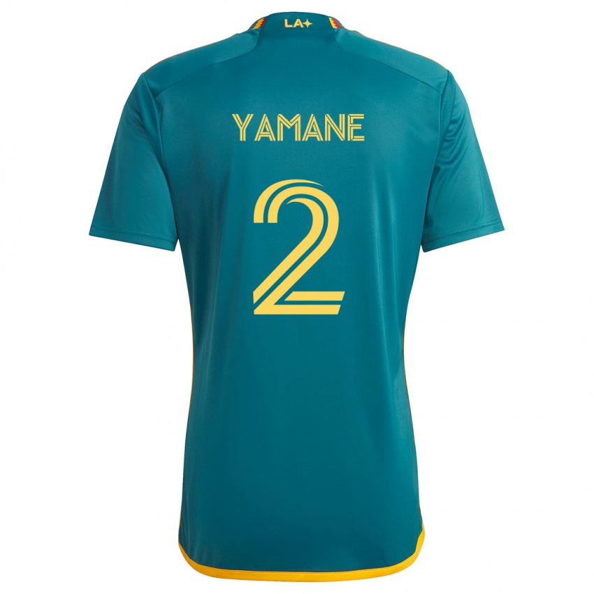 Kinder Miki Yamane #2 Grün Gelb Auswärtstrikot Trikot 2024/25 T-Shirt Schweiz