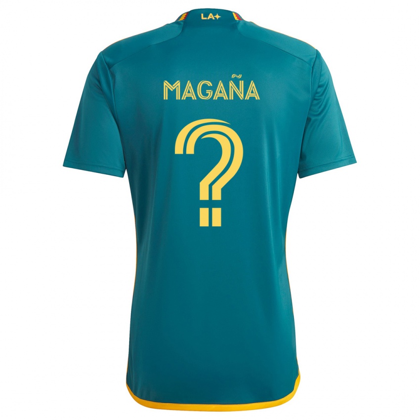 Kinder Jose Magaña #0 Grün Gelb Auswärtstrikot Trikot 2024/25 T-Shirt Schweiz