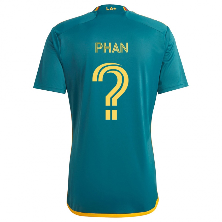 Kinder Brett Phan #0 Grün Gelb Auswärtstrikot Trikot 2024/25 T-Shirt Schweiz