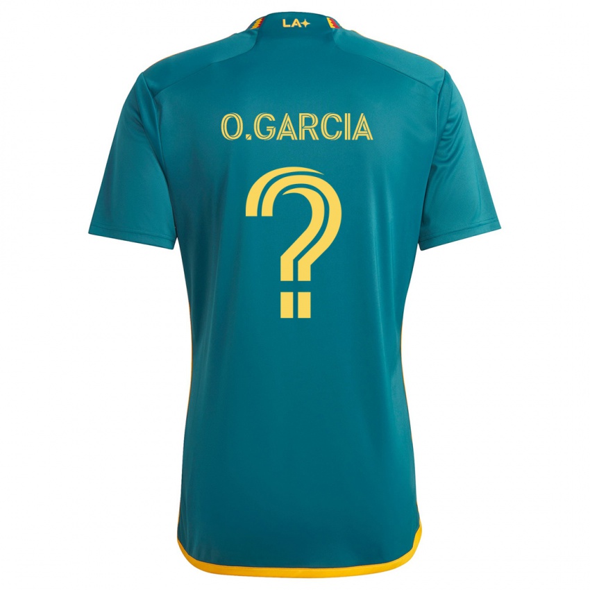 Kinder Omar Garcia #0 Grün Gelb Auswärtstrikot Trikot 2024/25 T-Shirt Schweiz