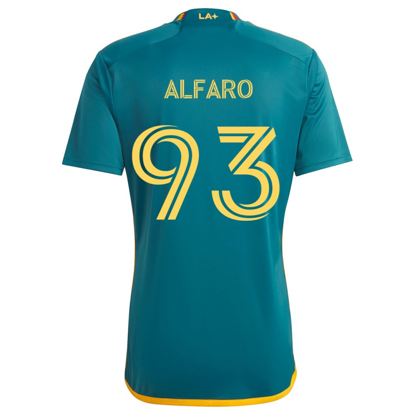 Kinder Tony Alfaro #93 Grün Gelb Auswärtstrikot Trikot 2024/25 T-Shirt Schweiz