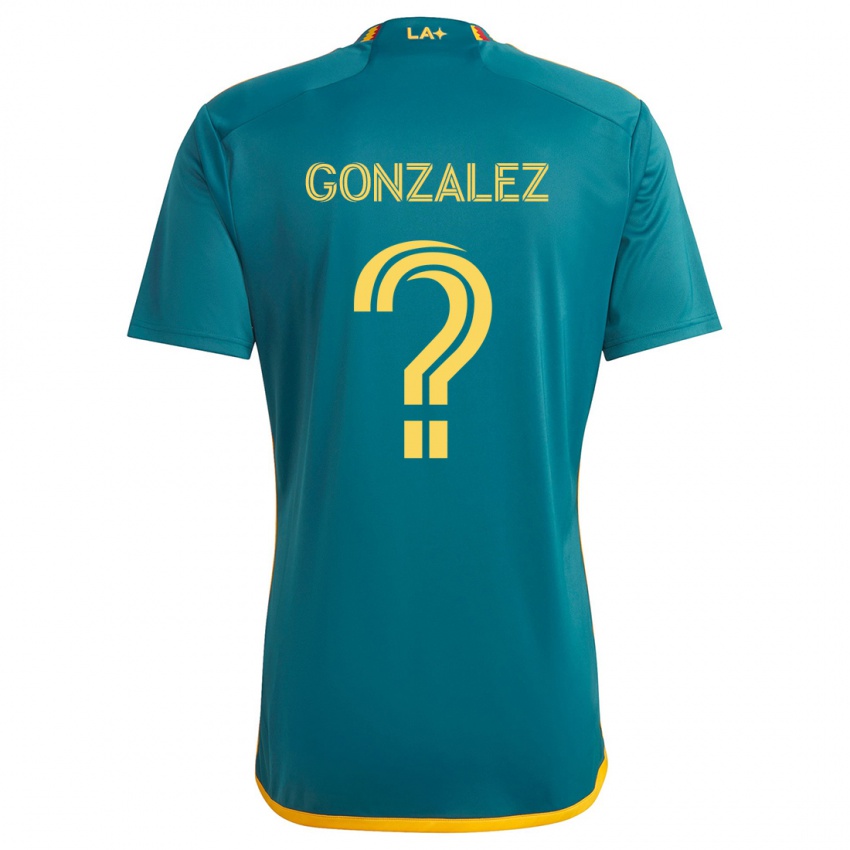 Kinder Miguel Gonzalez #0 Grün Gelb Auswärtstrikot Trikot 2024/25 T-Shirt Schweiz