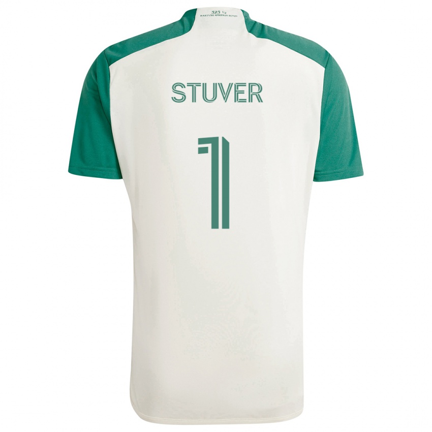 Kinder Brad Stuver #1 Braune Farben Grün Auswärtstrikot Trikot 2024/25 T-Shirt Schweiz