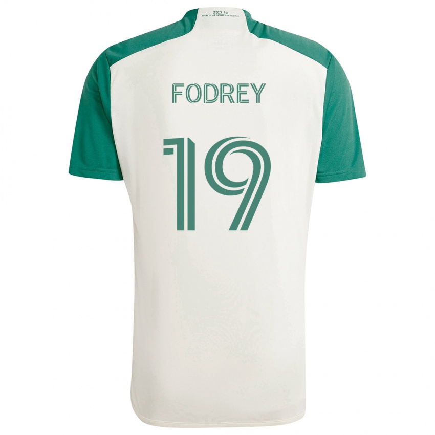 Kinder Cj Fodrey #19 Braune Farben Grün Auswärtstrikot Trikot 2024/25 T-Shirt Schweiz