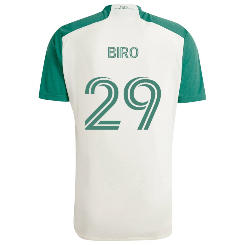 Kinder Guilherme Biro #29 Braune Farben Grün Auswärtstrikot Trikot 2024/25 T-Shirt Schweiz