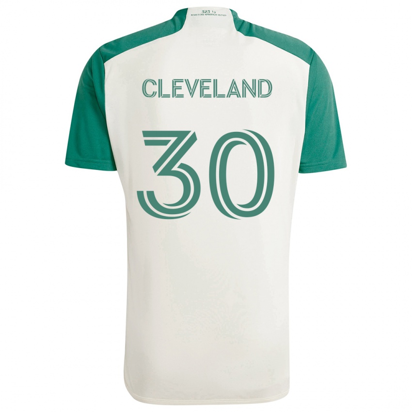 Kinder Stefan Cleveland #30 Braune Farben Grün Auswärtstrikot Trikot 2024/25 T-Shirt Schweiz