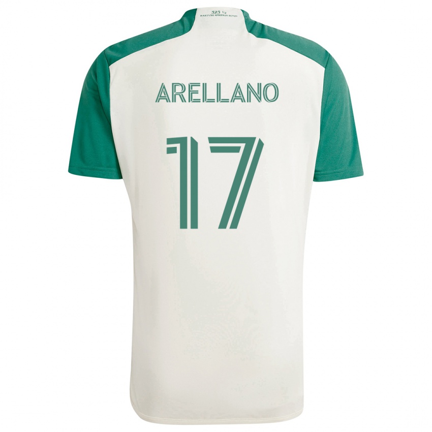 Kinder Bryan Arellano #17 Braune Farben Grün Auswärtstrikot Trikot 2024/25 T-Shirt Schweiz