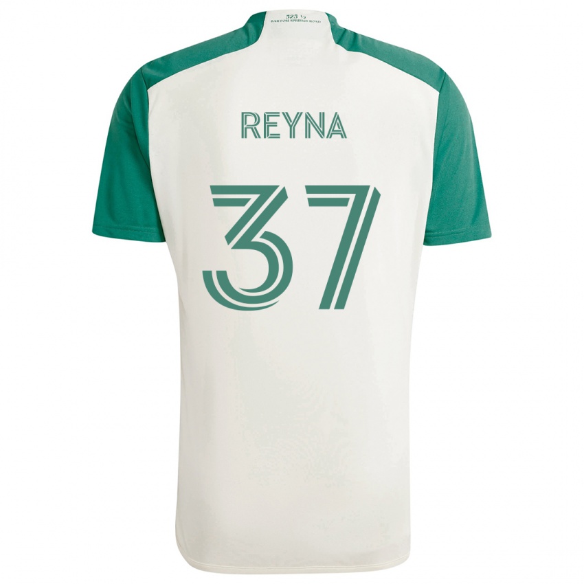 Kinder Joah Reyna #37 Braune Farben Grün Auswärtstrikot Trikot 2024/25 T-Shirt Schweiz