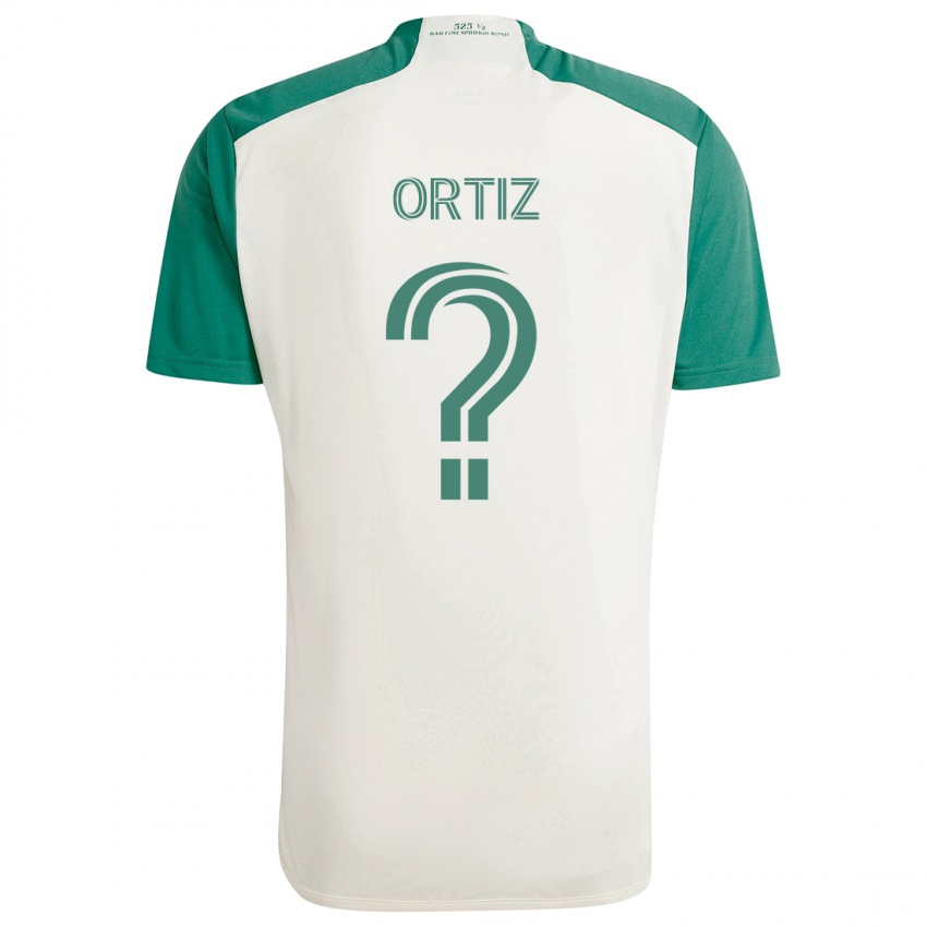 Kinder Viggo Ortiz #0 Braune Farben Grün Auswärtstrikot Trikot 2024/25 T-Shirt Schweiz