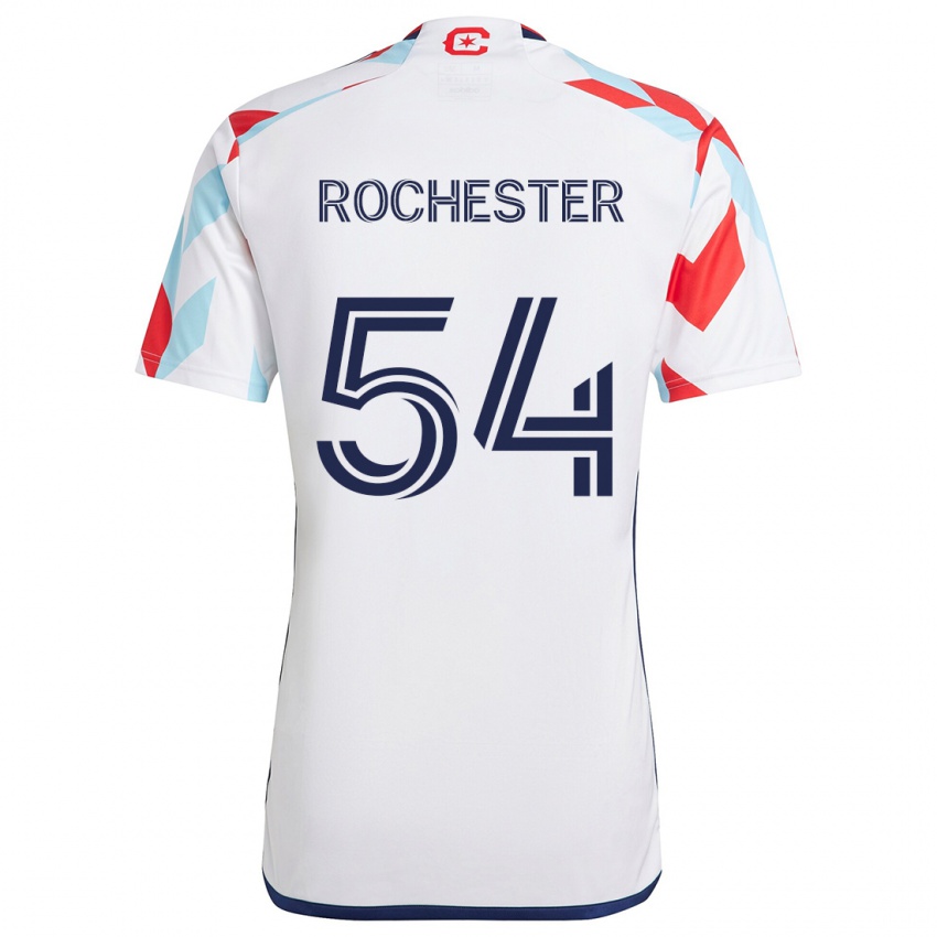 Kinder Lamonth Rochester #54 Weiß Rot Blau Auswärtstrikot Trikot 2024/25 T-Shirt Schweiz