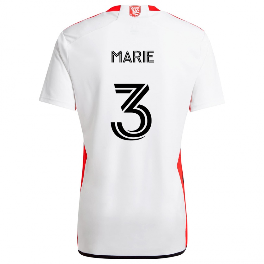 Kinder Paul Marie #3 Weiß Rot Auswärtstrikot Trikot 2024/25 T-Shirt Schweiz