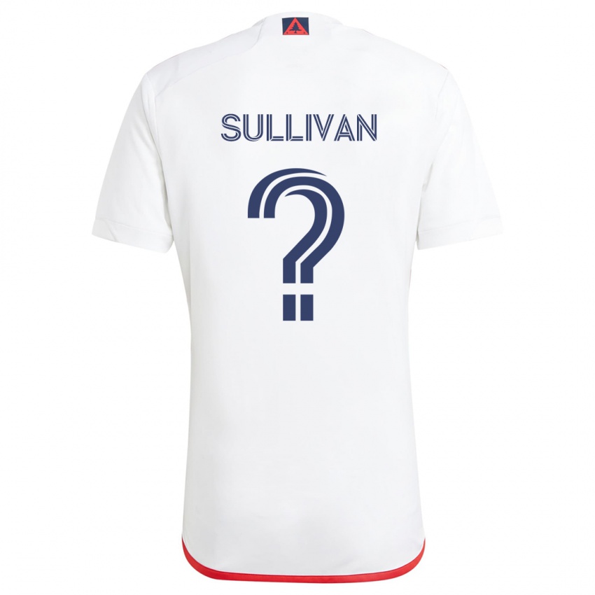 Kinder Mason Sullivan #0 Weiß Rot Auswärtstrikot Trikot 2024/25 T-Shirt Schweiz