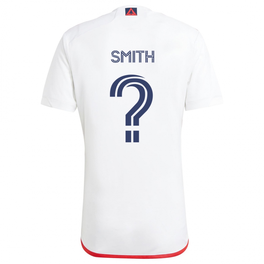 Kinder Braedon Smith #0 Weiß Rot Auswärtstrikot Trikot 2024/25 T-Shirt Schweiz