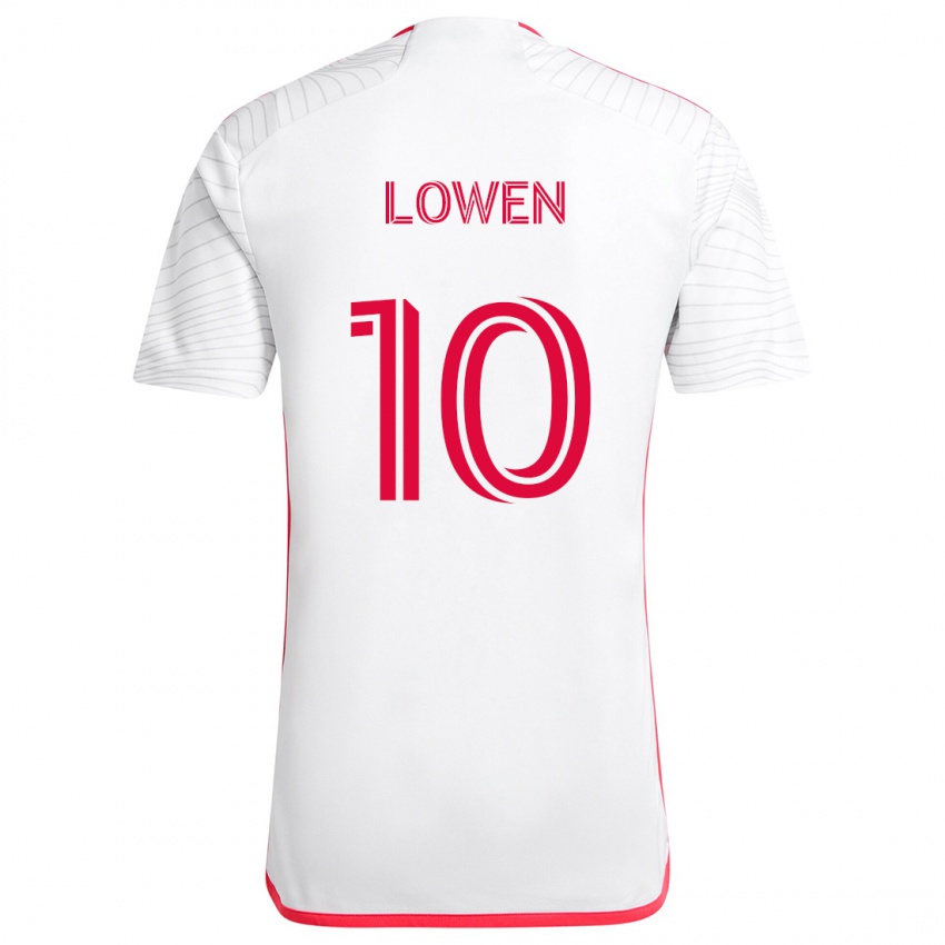 Kinder Eduard Löwen #10 Weiß Rot Auswärtstrikot Trikot 2024/25 T-Shirt Schweiz