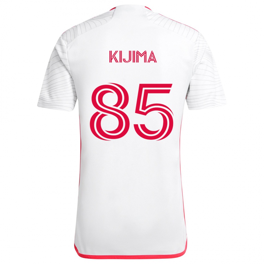 Kinder Hosei Kijima #85 Weiß Rot Auswärtstrikot Trikot 2024/25 T-Shirt Schweiz