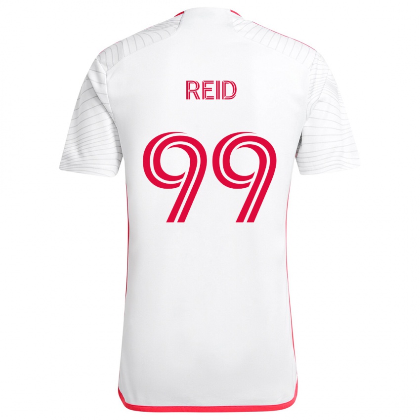 Kinder Jayden Reid #99 Weiß Rot Auswärtstrikot Trikot 2024/25 T-Shirt Schweiz