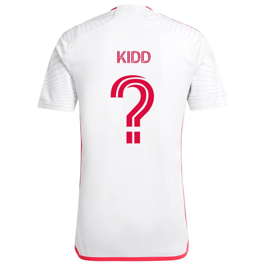 Kinder Matteo Kidd #0 Weiß Rot Auswärtstrikot Trikot 2024/25 T-Shirt Schweiz