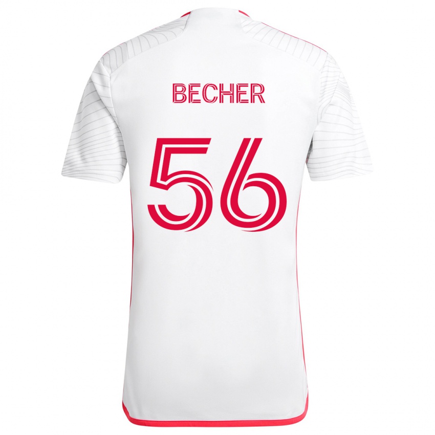 Kinder Ryan Becher #56 Weiß Rot Auswärtstrikot Trikot 2024/25 T-Shirt Schweiz