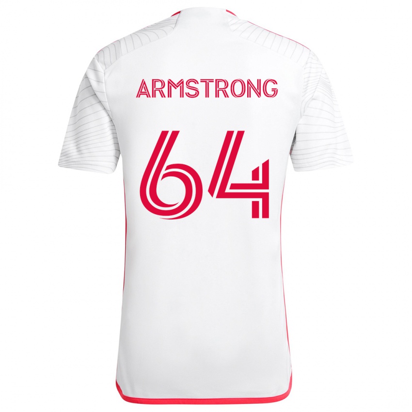 Kinder Dida Armstrong #64 Weiß Rot Auswärtstrikot Trikot 2024/25 T-Shirt Schweiz