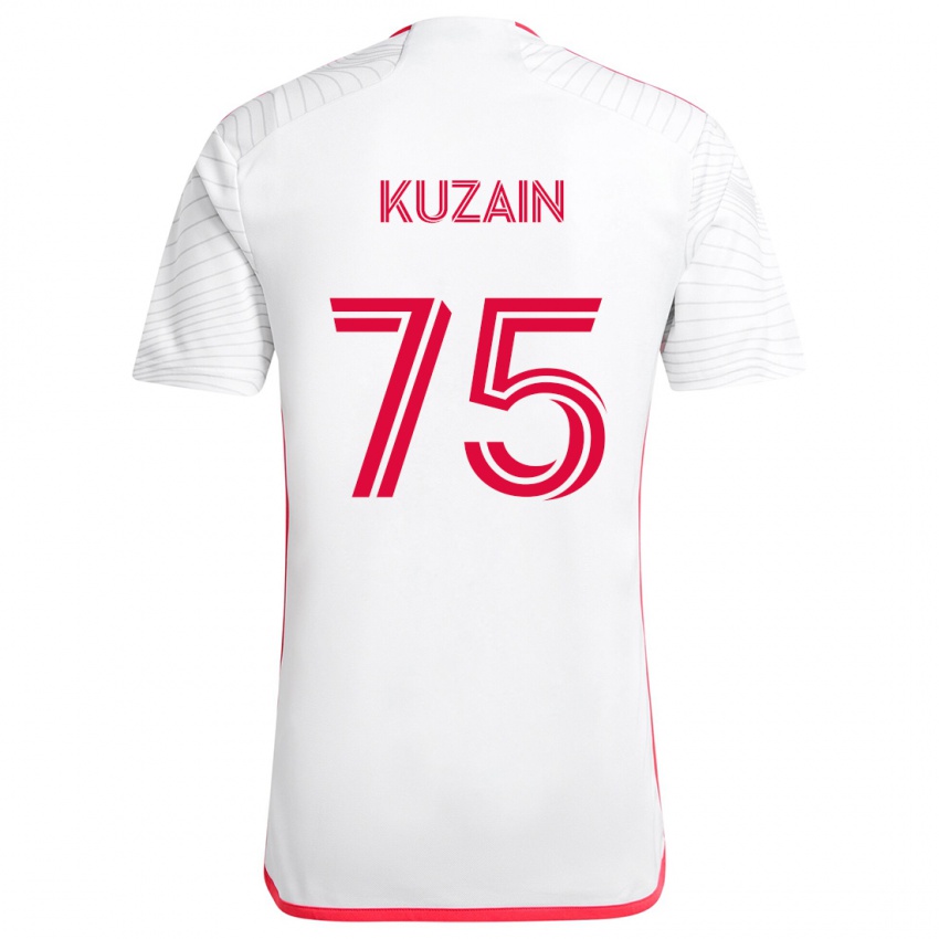 Kinder Wan Kuzain #75 Weiß Rot Auswärtstrikot Trikot 2024/25 T-Shirt Schweiz