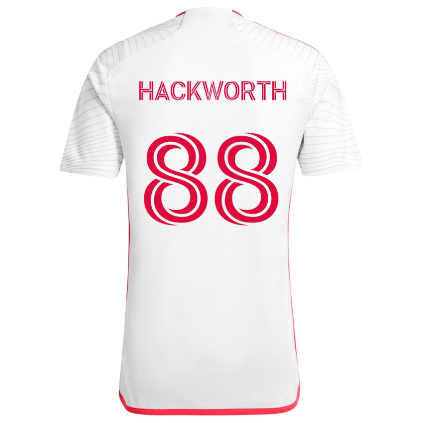 Kinder Larsen Hackworth #88 Weiß Rot Auswärtstrikot Trikot 2024/25 T-Shirt Schweiz