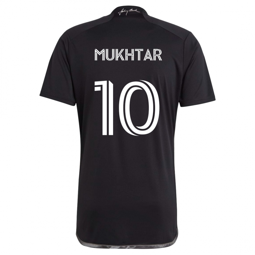 Kinder Hany Mukhtar #10 Schwarz Auswärtstrikot Trikot 2024/25 T-Shirt Schweiz