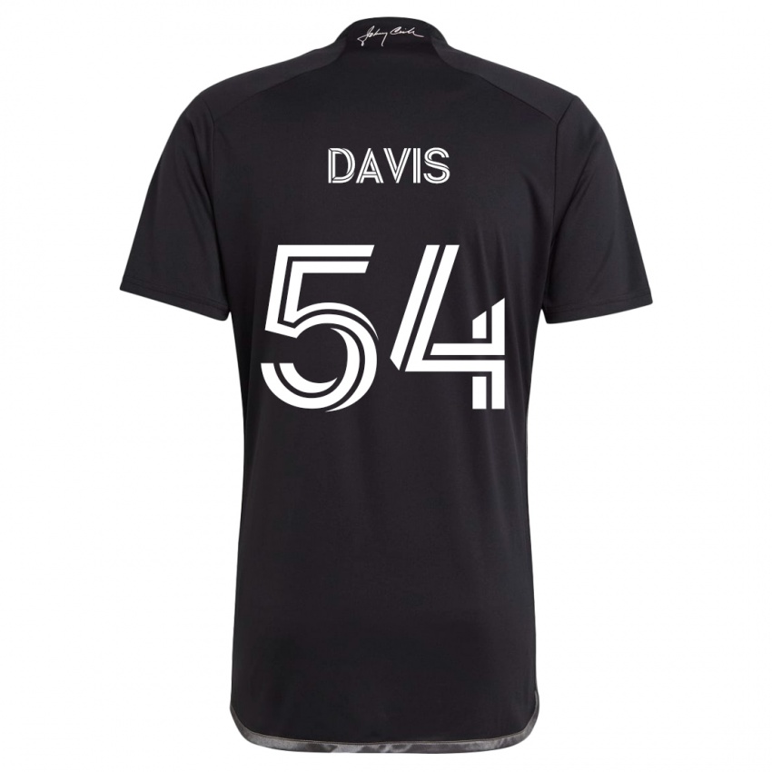 Enfant Maillot Sean Davis #54 Noir Tenues Extérieur 2024/25 T-Shirt Suisse