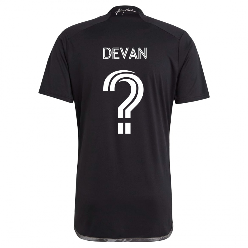 Kinder Liam Devan #0 Schwarz Auswärtstrikot Trikot 2024/25 T-Shirt Schweiz