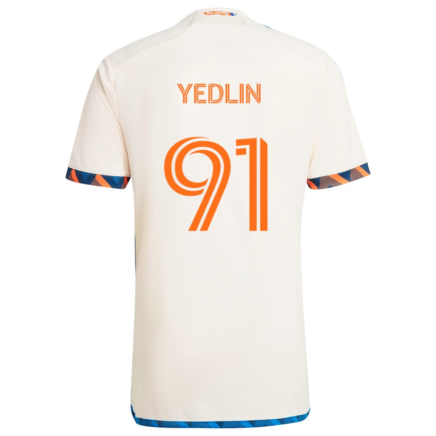 Kinder Deandre Yedlin #91 Weiß Orange Auswärtstrikot Trikot 2024/25 T-Shirt Schweiz