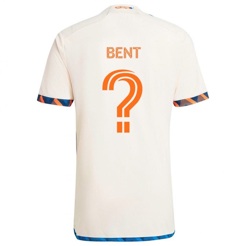 Kinder Brandon Bent #0 Weiß Orange Auswärtstrikot Trikot 2024/25 T-Shirt Schweiz