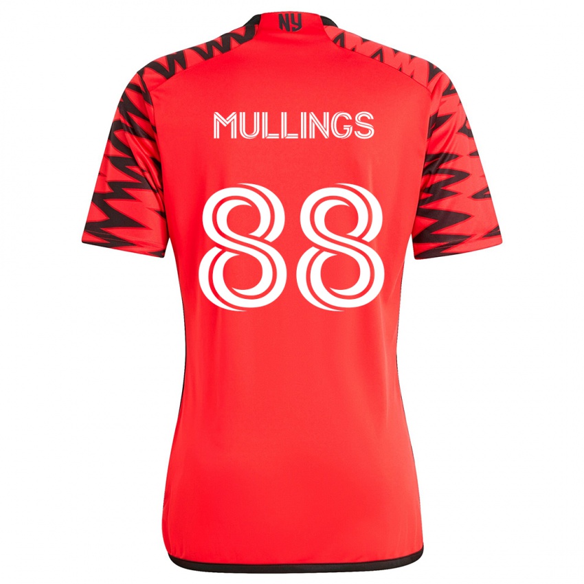 Kinder O'vonte Mullings #88 Rot Schwarz Weiß Auswärtstrikot Trikot 2024/25 T-Shirt Schweiz