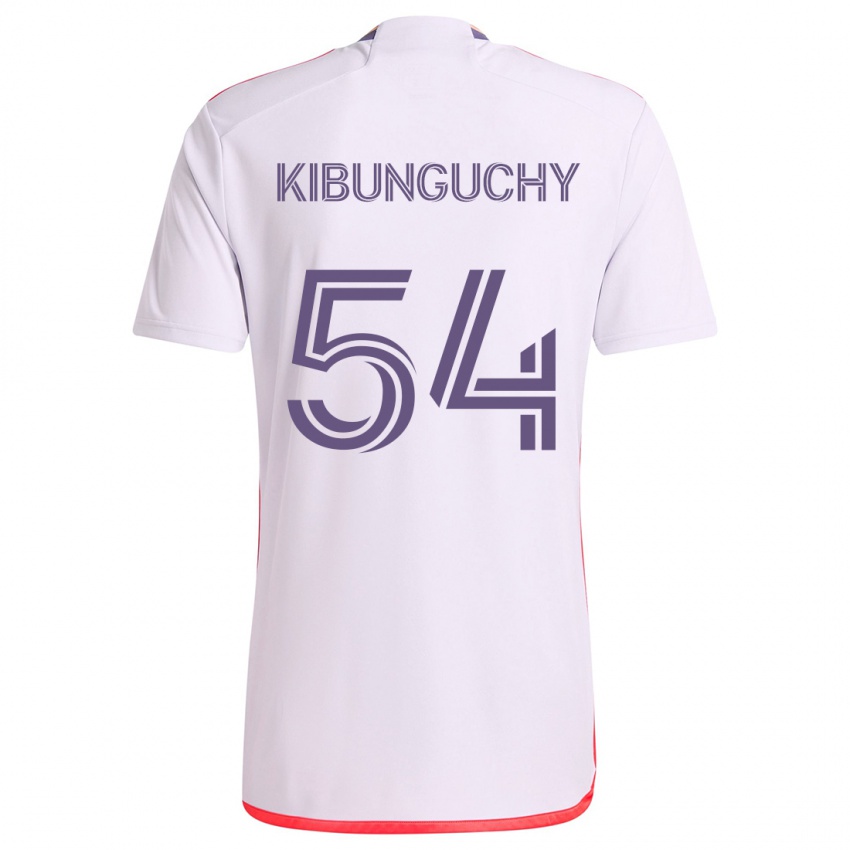 Kinder Nabi Kibunguchy #54 Weiß Rot Lila Auswärtstrikot Trikot 2024/25 T-Shirt Schweiz