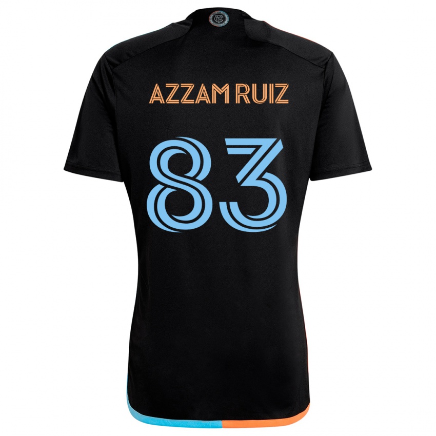 Kinder Camil Azzam Ruiz #83 Schwarz Orange Blau Auswärtstrikot Trikot 2024/25 T-Shirt Schweiz