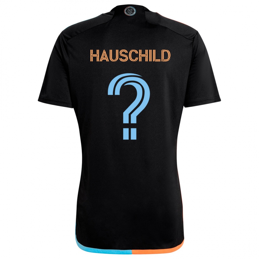 Kinder Alexander Hauschild #0 Schwarz Orange Blau Auswärtstrikot Trikot 2024/25 T-Shirt Schweiz