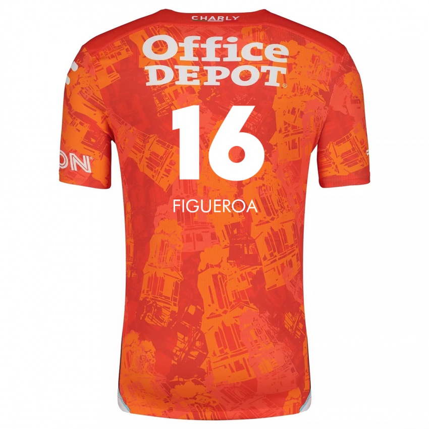 Kinder Antonio Figueroa #16 Orange Weiß Auswärtstrikot Trikot 2024/25 T-Shirt Schweiz