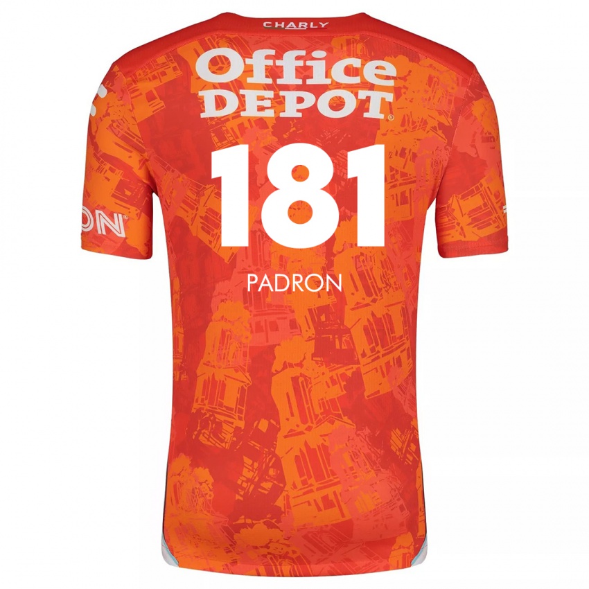 Enfant Maillot Romeo Padrón #181 Orange White Tenues Extérieur 2024/25 T-Shirt Suisse