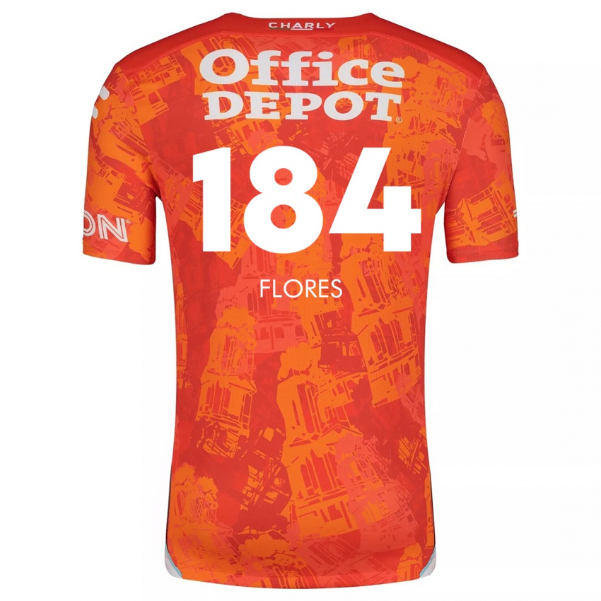 Kinder Jason Flores #184 Orange Weiß Auswärtstrikot Trikot 2024/25 T-Shirt Schweiz