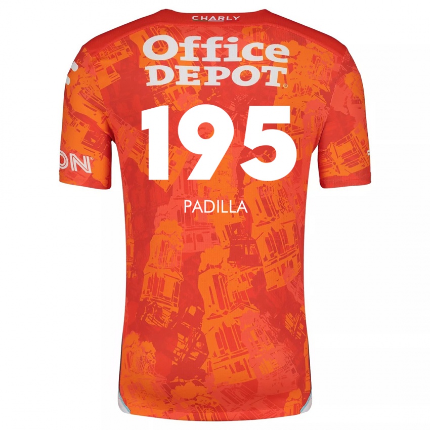 Kinder Ángel Padilla #195 Orange Weiß Auswärtstrikot Trikot 2024/25 T-Shirt Schweiz